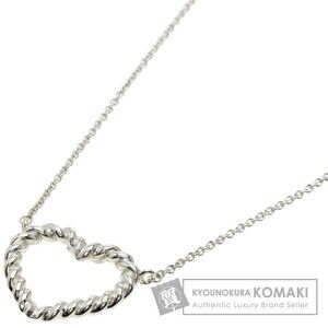Tiffany Twisted Heart Necklace Silver